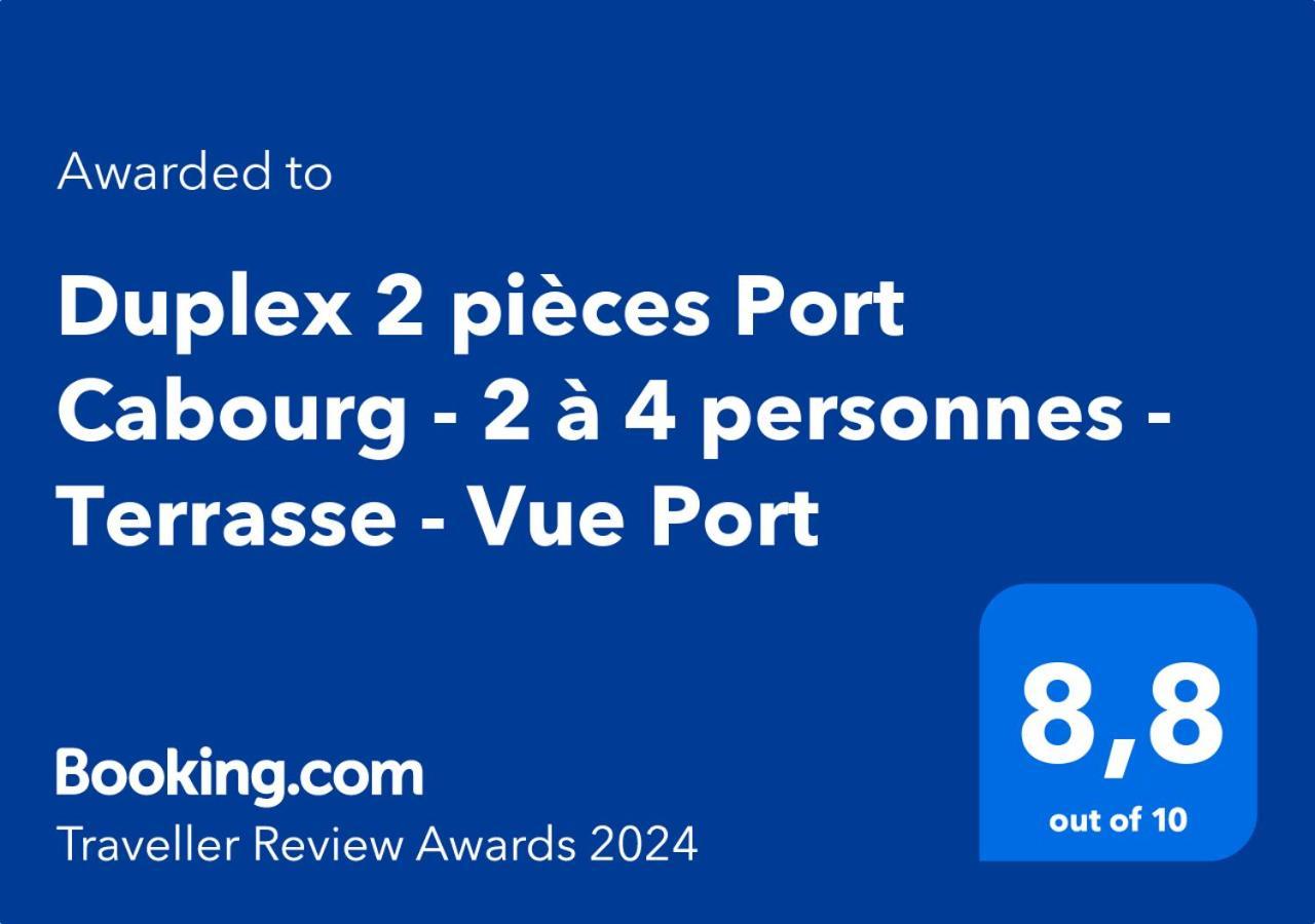Duplex 2 Pieces Port Cabourg - 2 A 4 Personnes - Terrasse - Vue Port - Exclusif Book Ing Lägenhet Dives-sur-Mer Exteriör bild